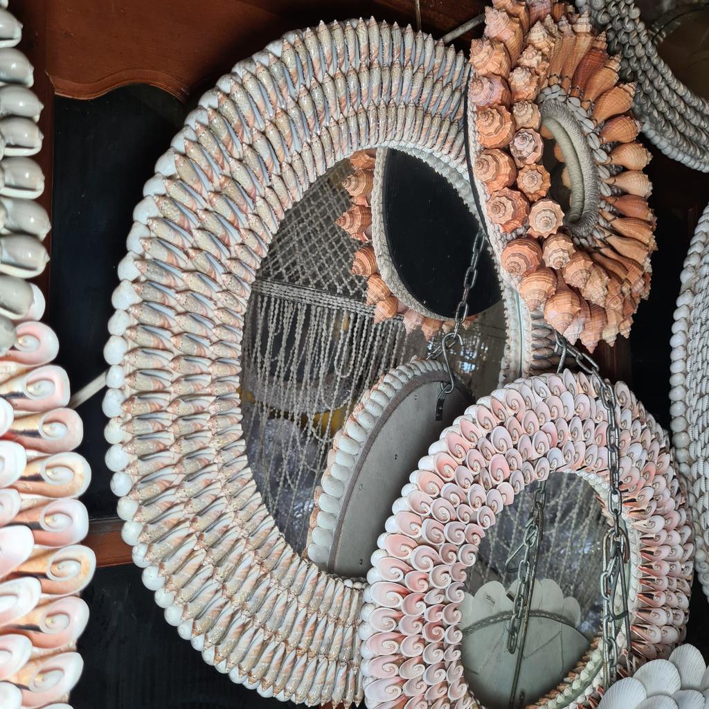 Зеркало 98 Ракушки вытянутые Д60