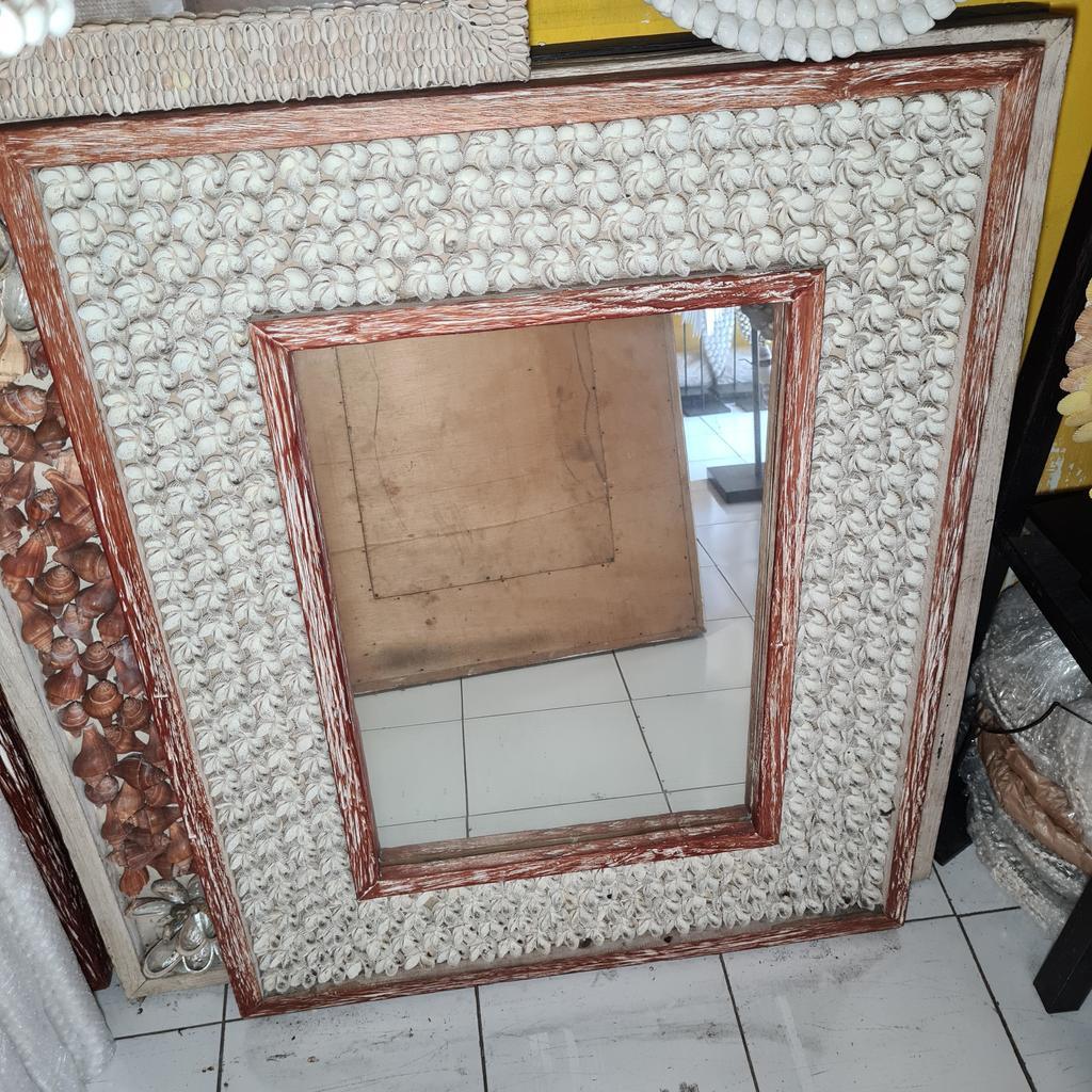 Зеркало 110 Тик + Ракушки 80х100