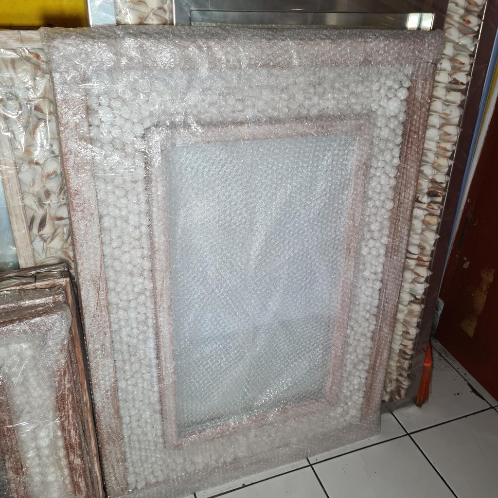 Зеркало 112 Тик + ракушки 70х100