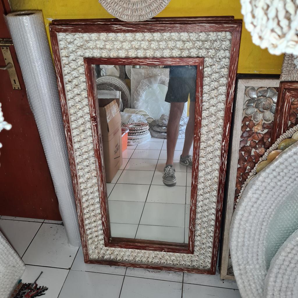 Зеркало 115 Тик + Ракушки 70х120