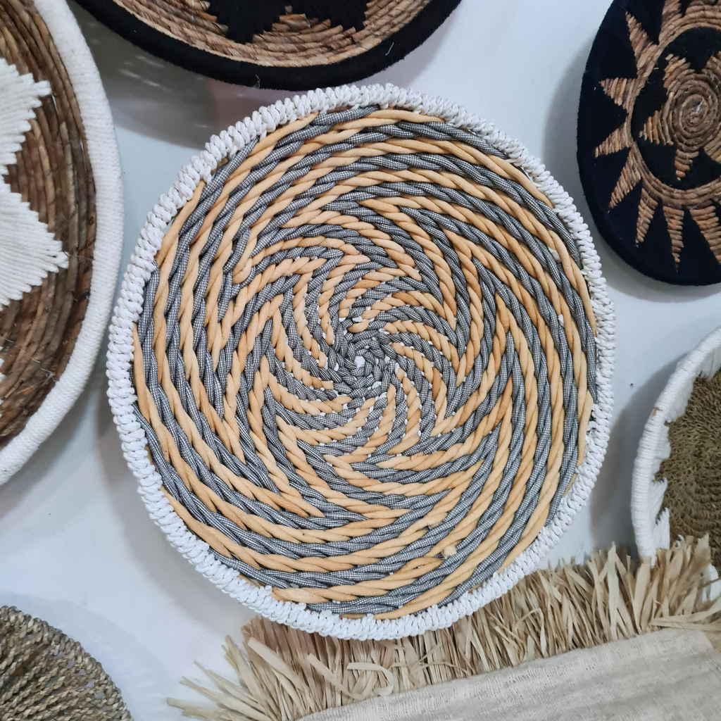 Панно на стену тарелка 21 (Ткань)