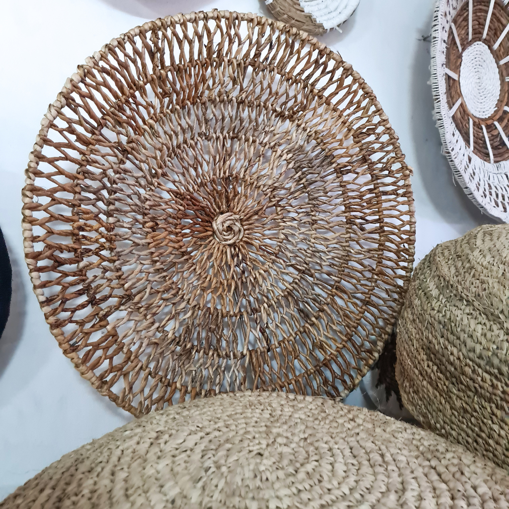 Панно на стену тарелка 28 (Банановый лист)