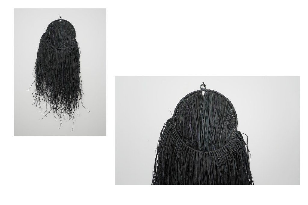 Панно на стену 3 Мендонг черный крашеный