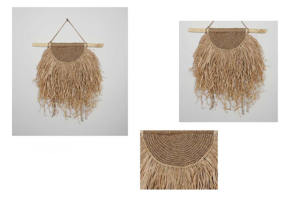 Панно на стену 6 пальмовый лист 50х55см