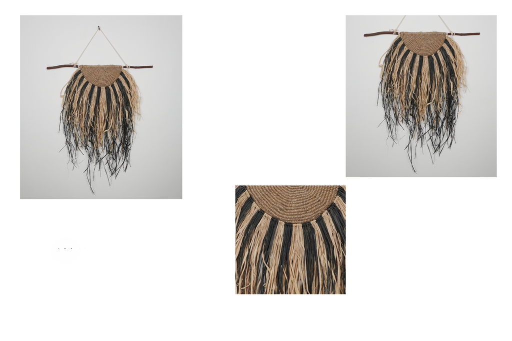 Панно на стену 7 пальмовый лист 65х70см