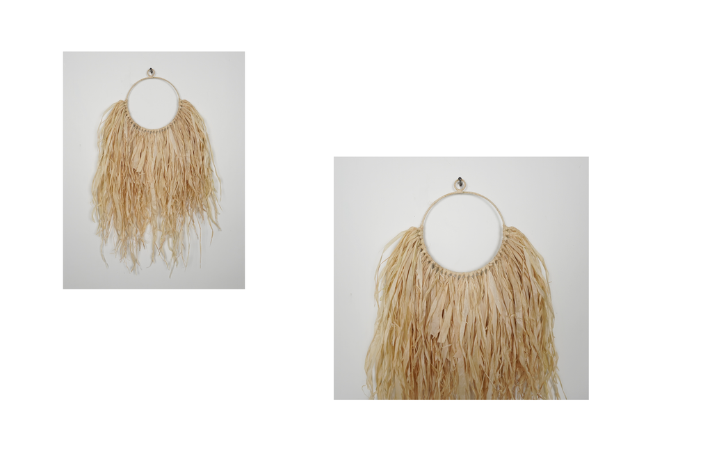 Панно на стену 17 Пальмовая рафия 40х70