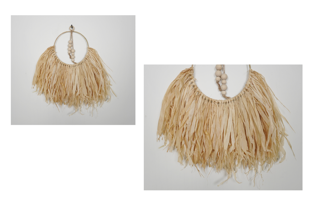 Панно на стену 18 Пальмовая рафия 40х50