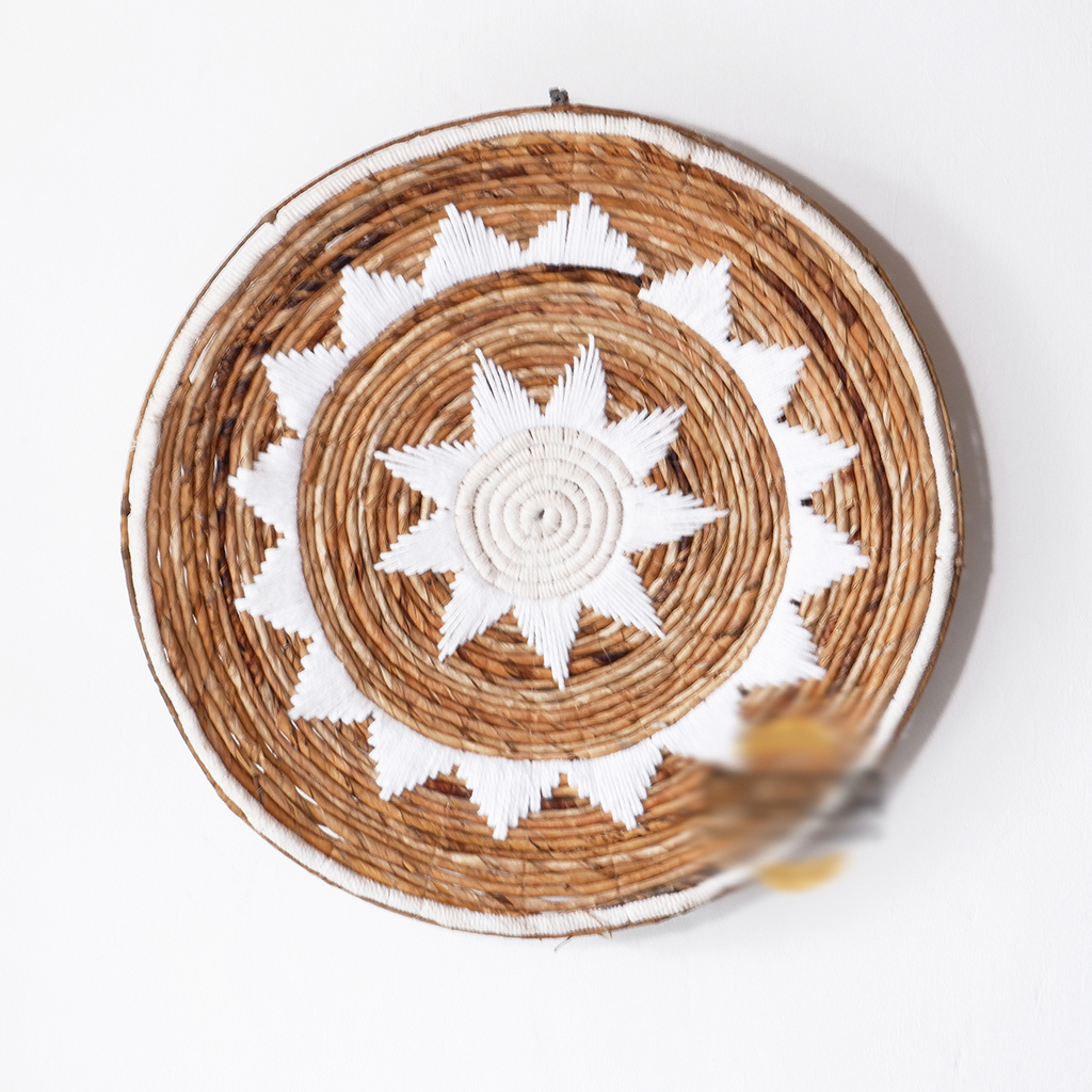 Панно на стену Тарелка 41 Банановый лист