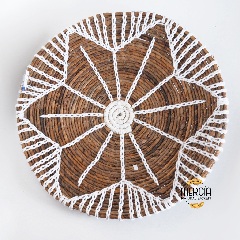 Панно на стену Тарелка 49 Банановый лист