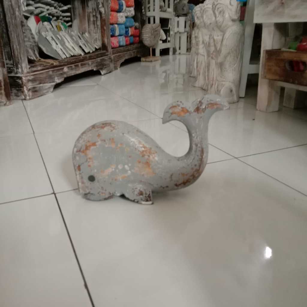 Статуэтка серый Кит