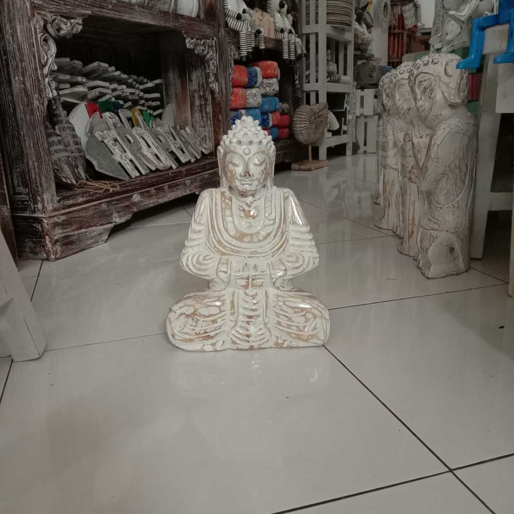 Статуэтка Будда белый