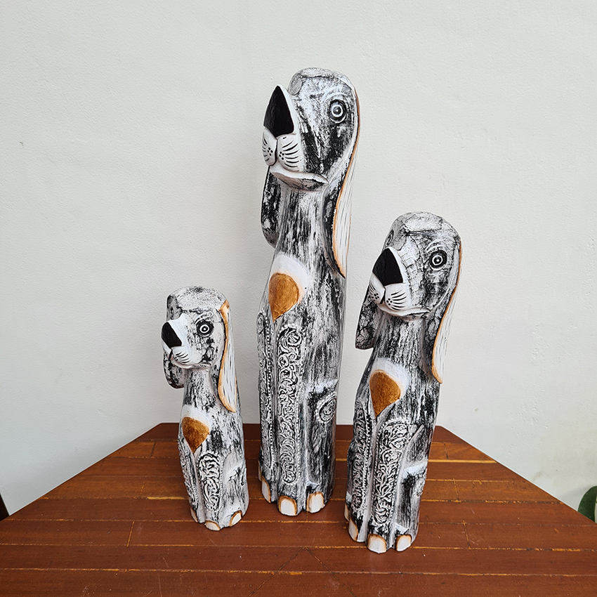 Статуэтки три собаки