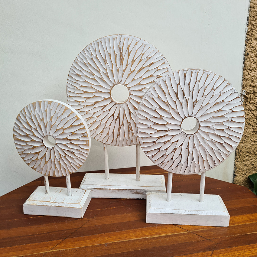 Статуэтки круглые 3шт