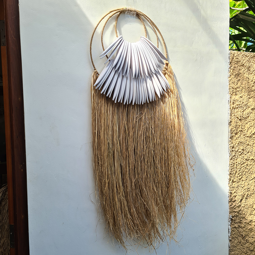 Панно пальмовый лист + дерево