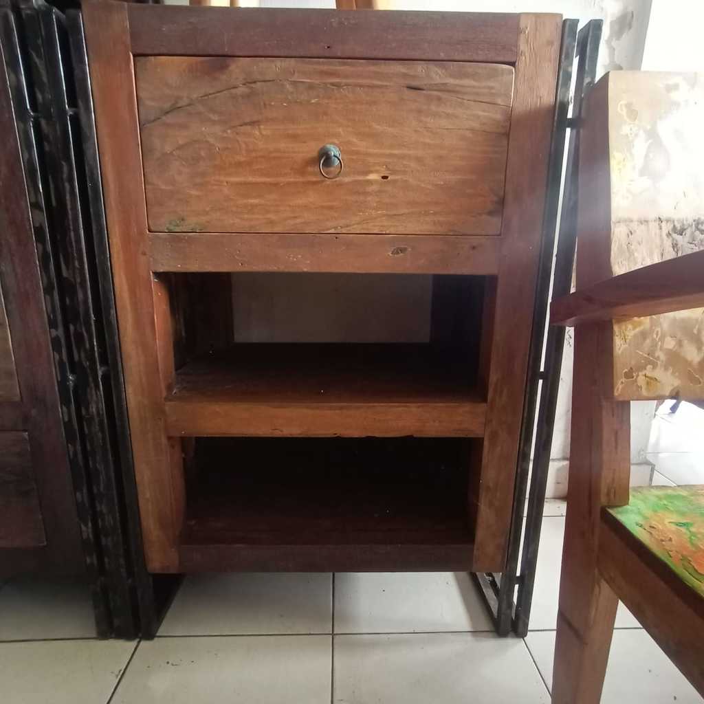 Тумба один ящик и полка