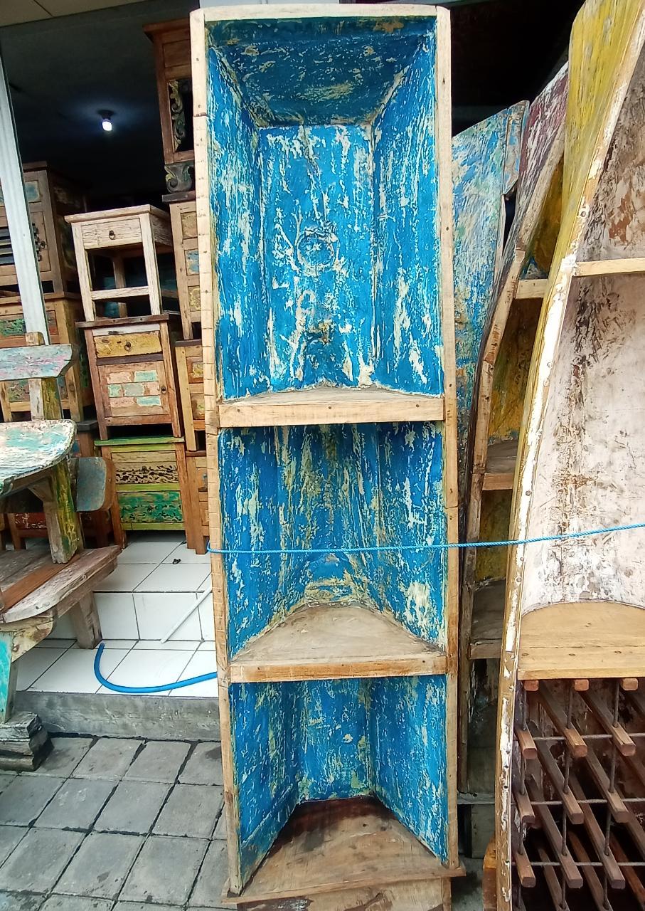 Полка высокая синяя