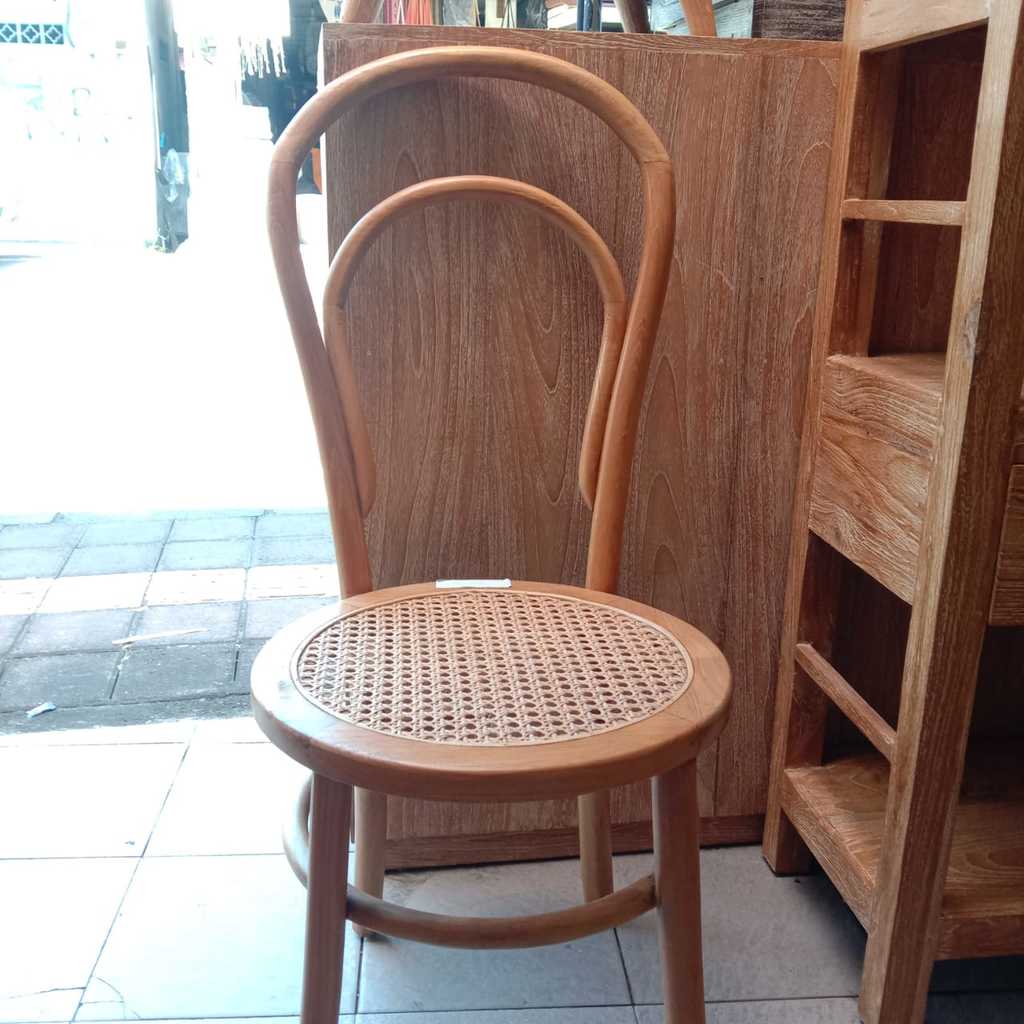 Стул тик + ротанг
