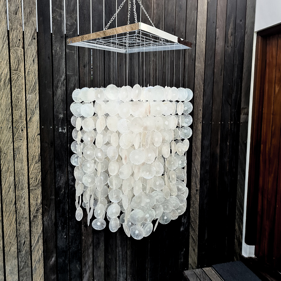 Абажур 40х20+60см (поющие ракушки)