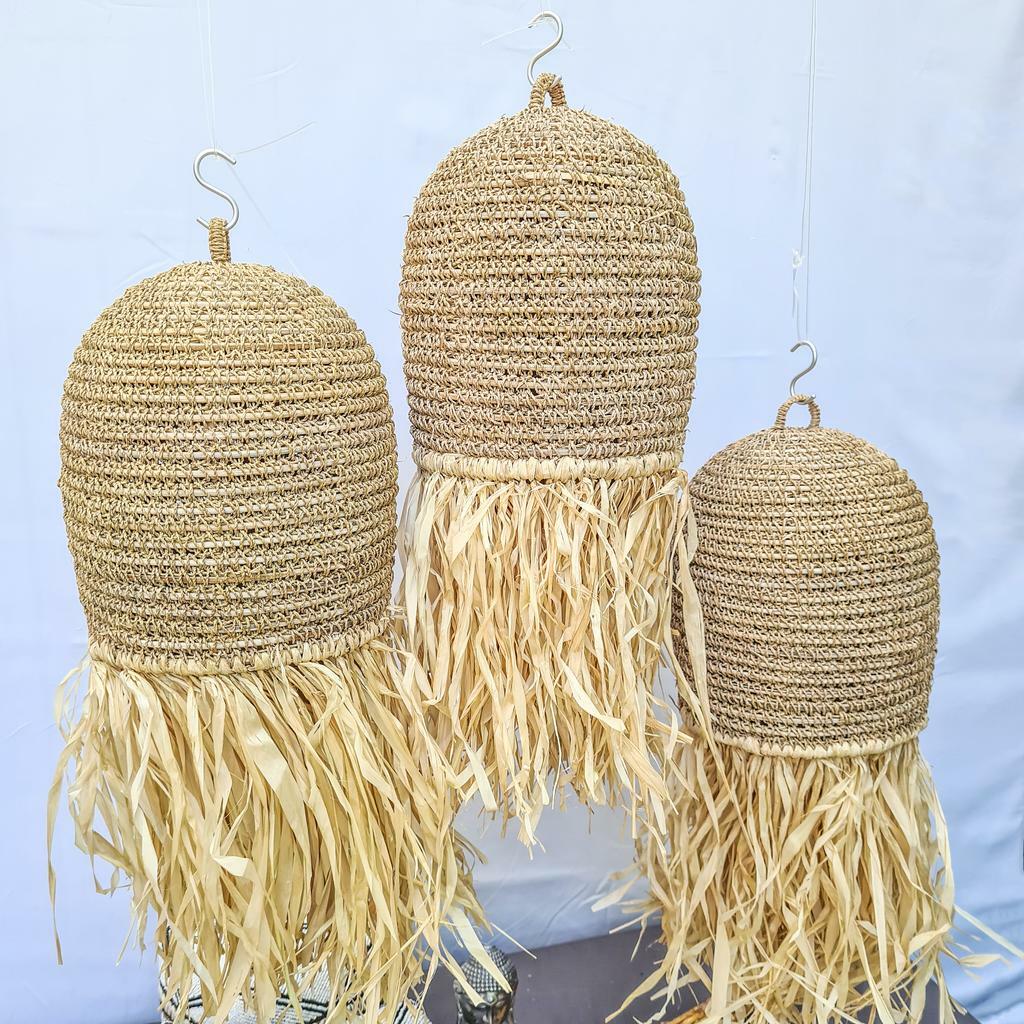 Абажур 20х25см морские водоросли