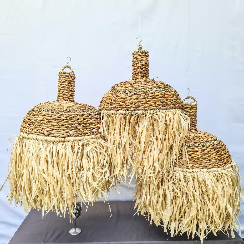 Абажур 40х30см водный геоцинт