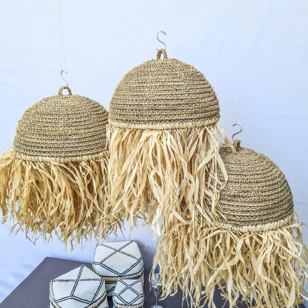 Абажур 30х20см морские водоросли