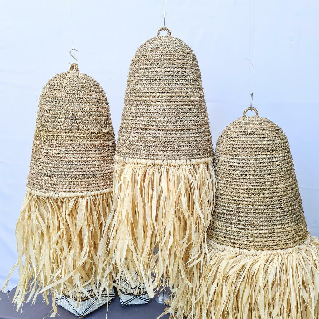 Абажур 30х35см морские водоросли