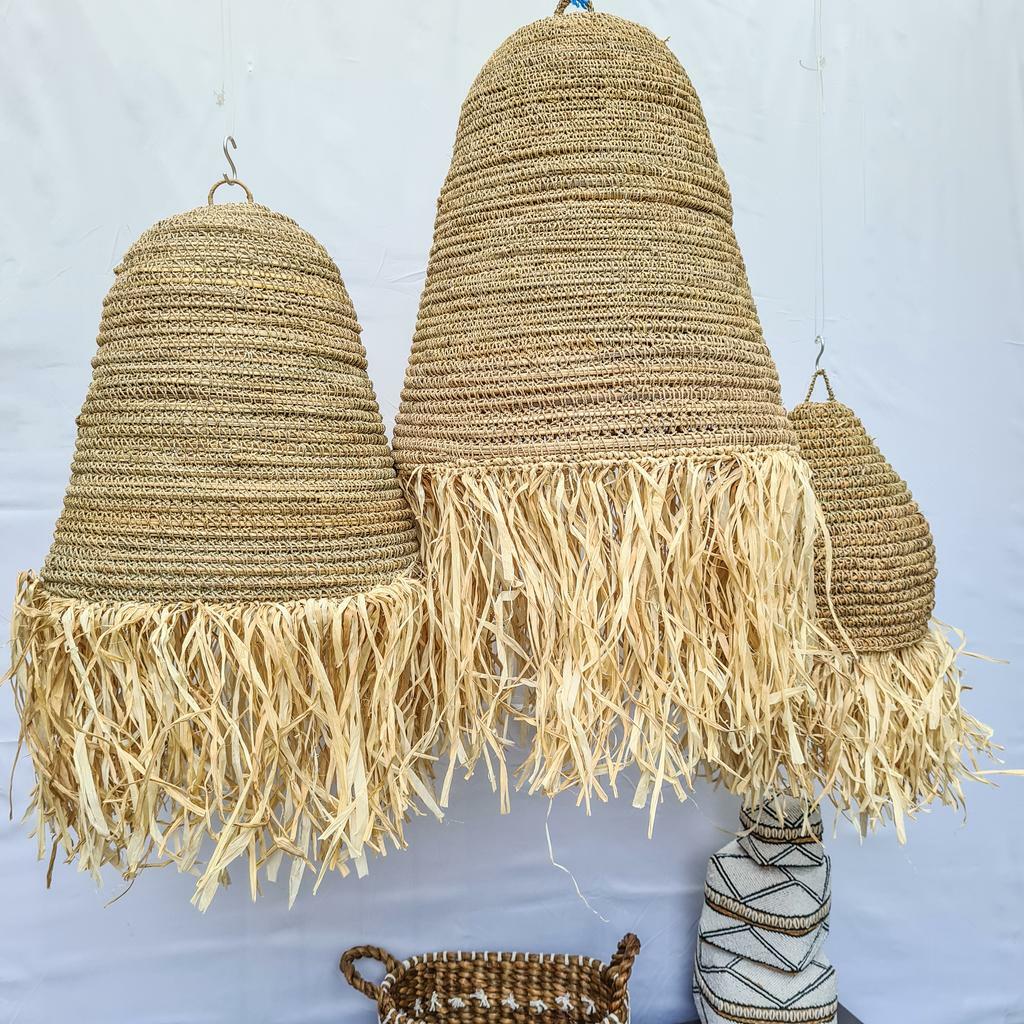 Абажур 50х55см морские водоросли