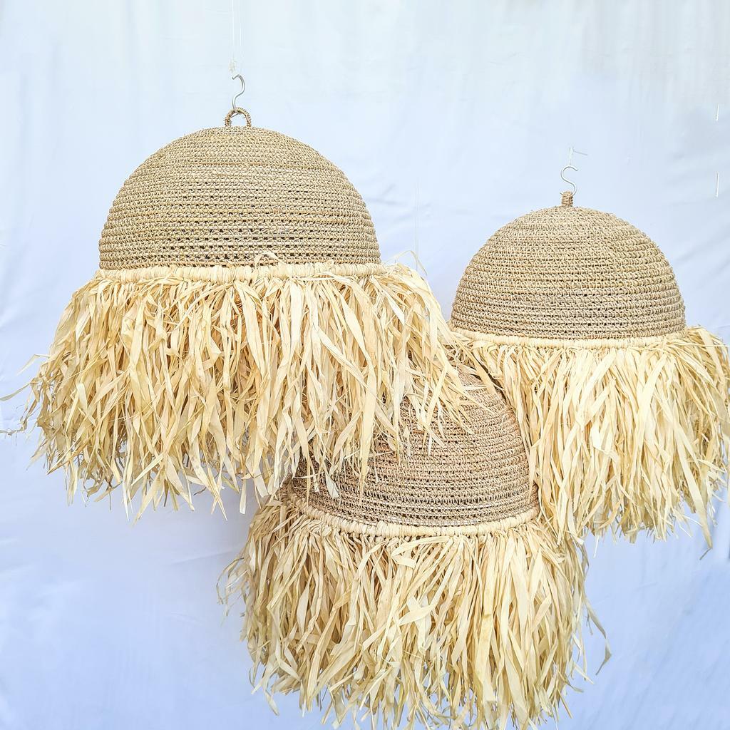 Абажур 40х25см морские водоросли