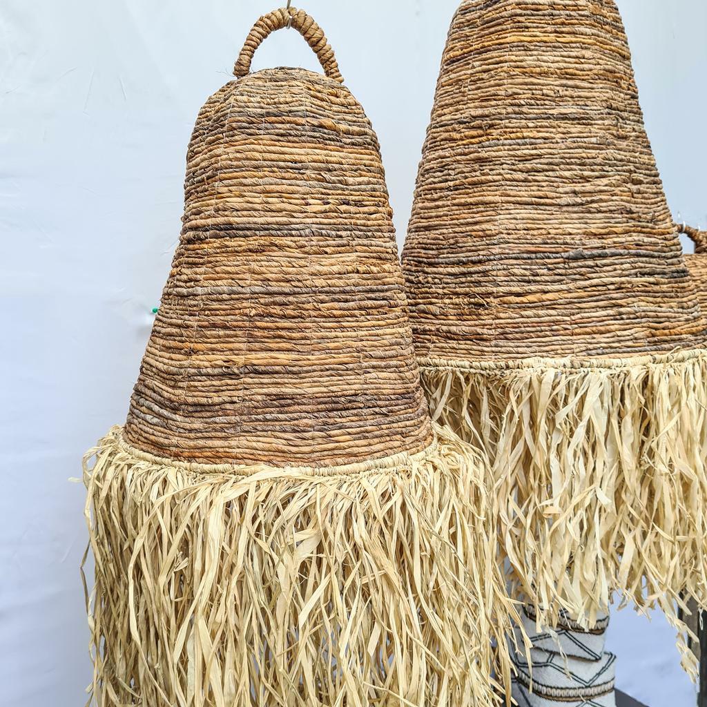 Абажур 40х45см банановый лист