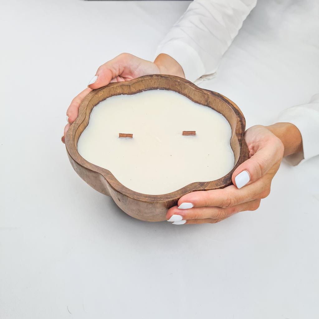 Свеча Цветок большой 18см