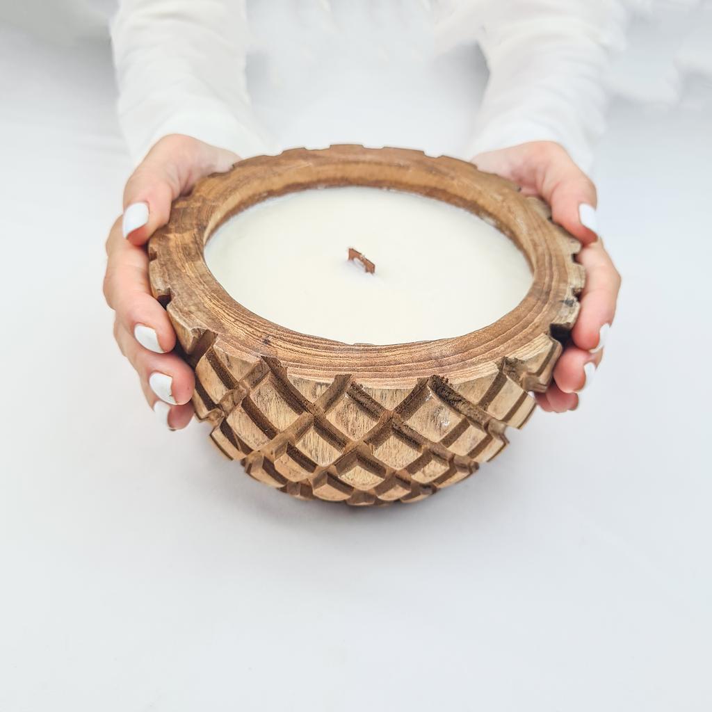 Свеча Алмах темный 16см