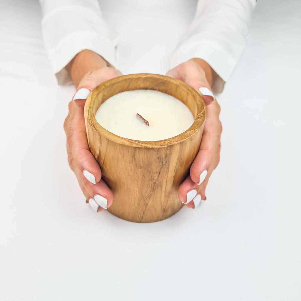 Свеча стакан 9см