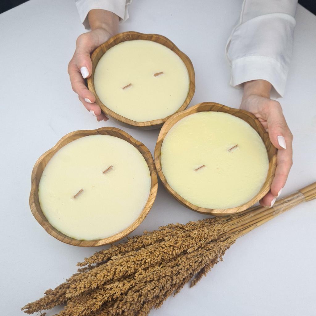 Свеча Цветок боул M