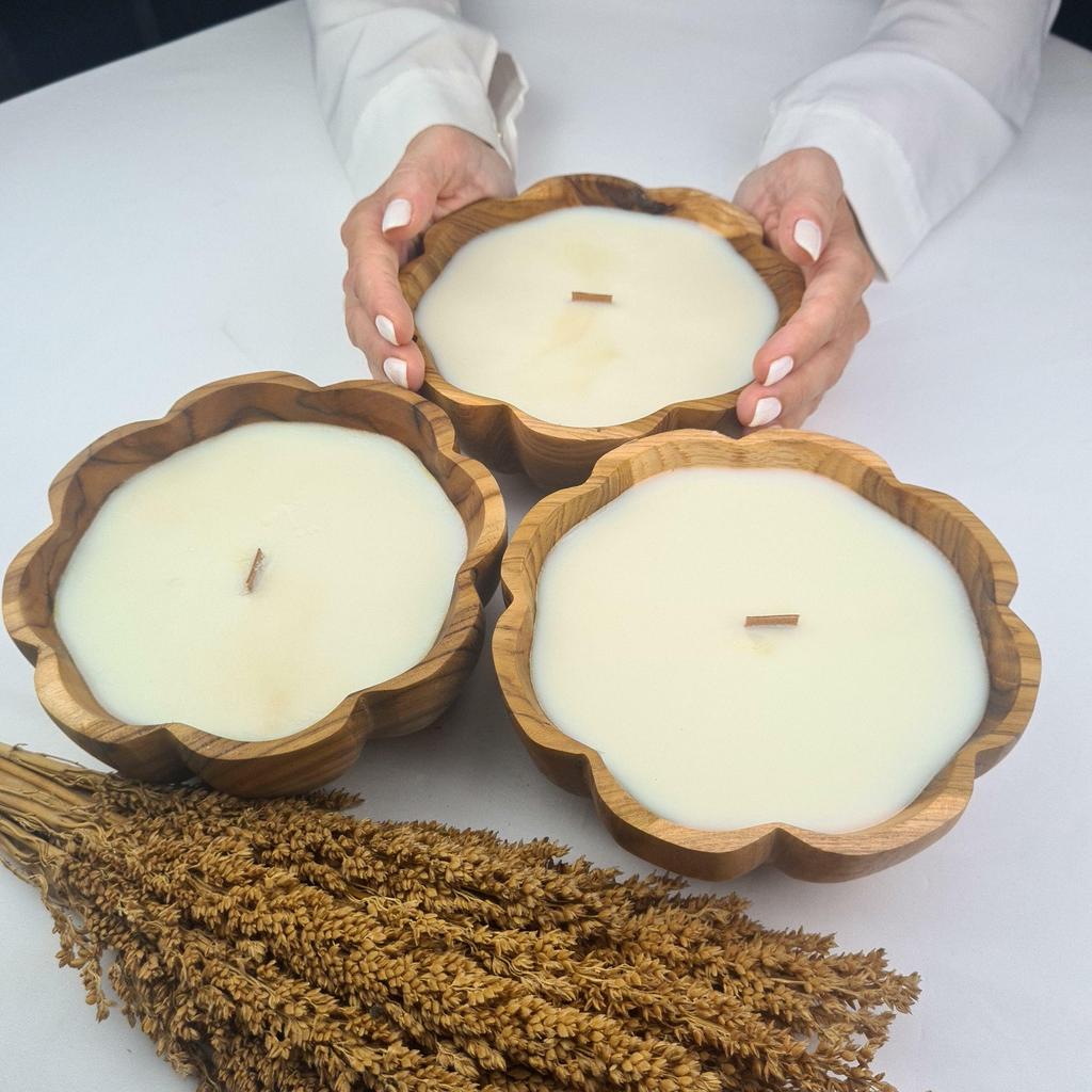 Свеча Тыква низкая