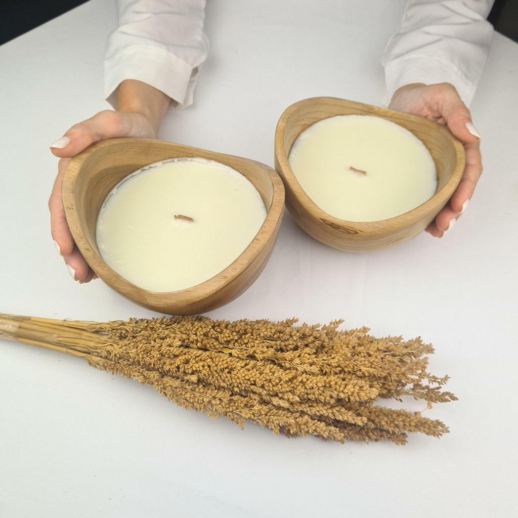 Свеча боул натурал