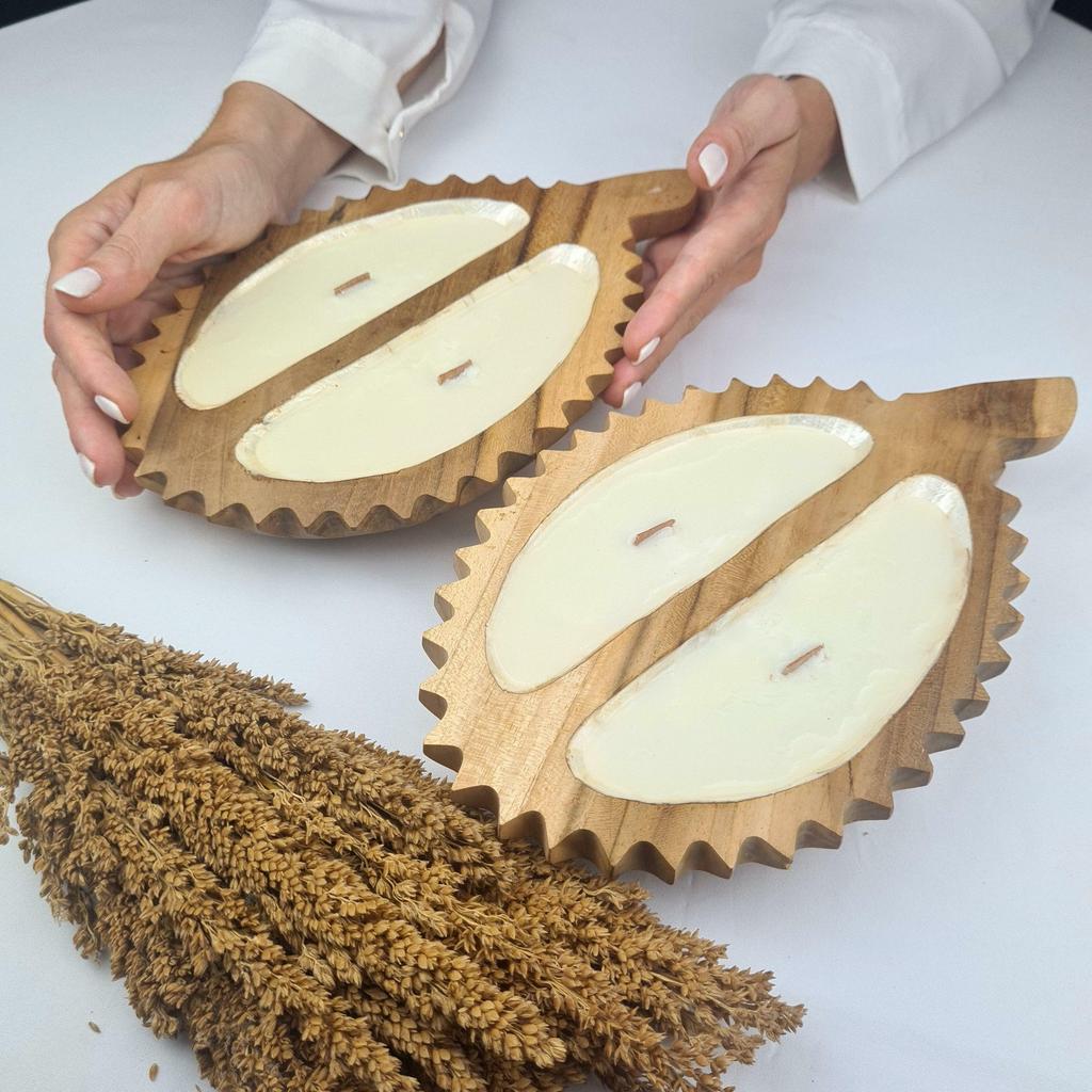 Свеча Дуриан плоский