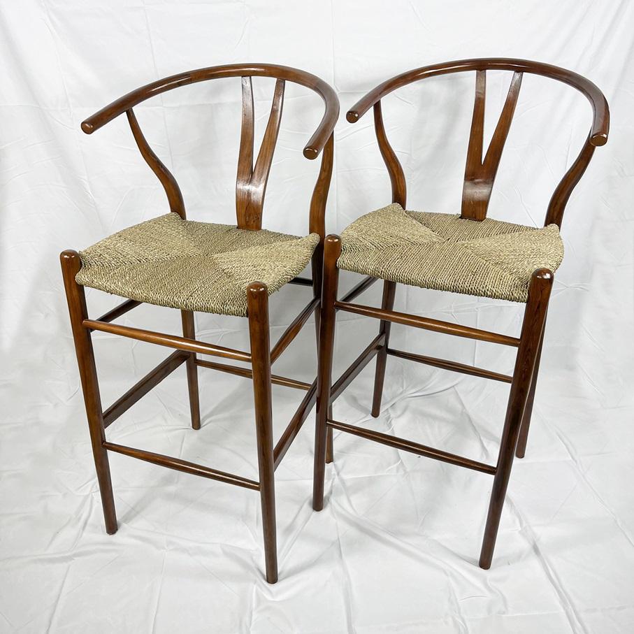 Стул барный винтажный (walnut)