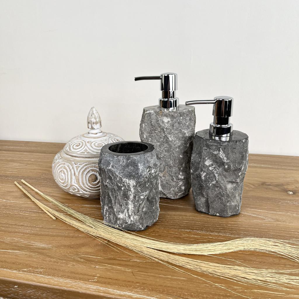 Набор для ванны 4 (Мрамор черный)