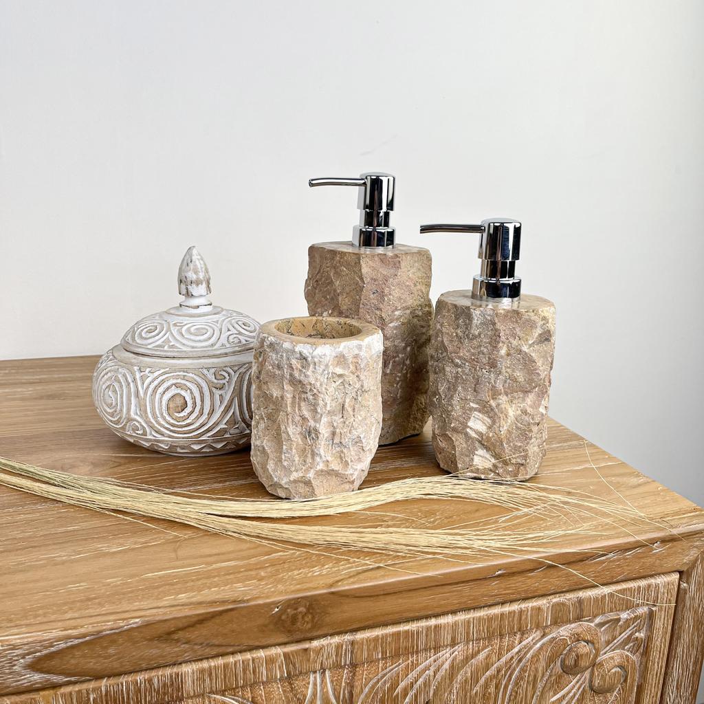 Набор для ванны 5 (Мрамор красный)