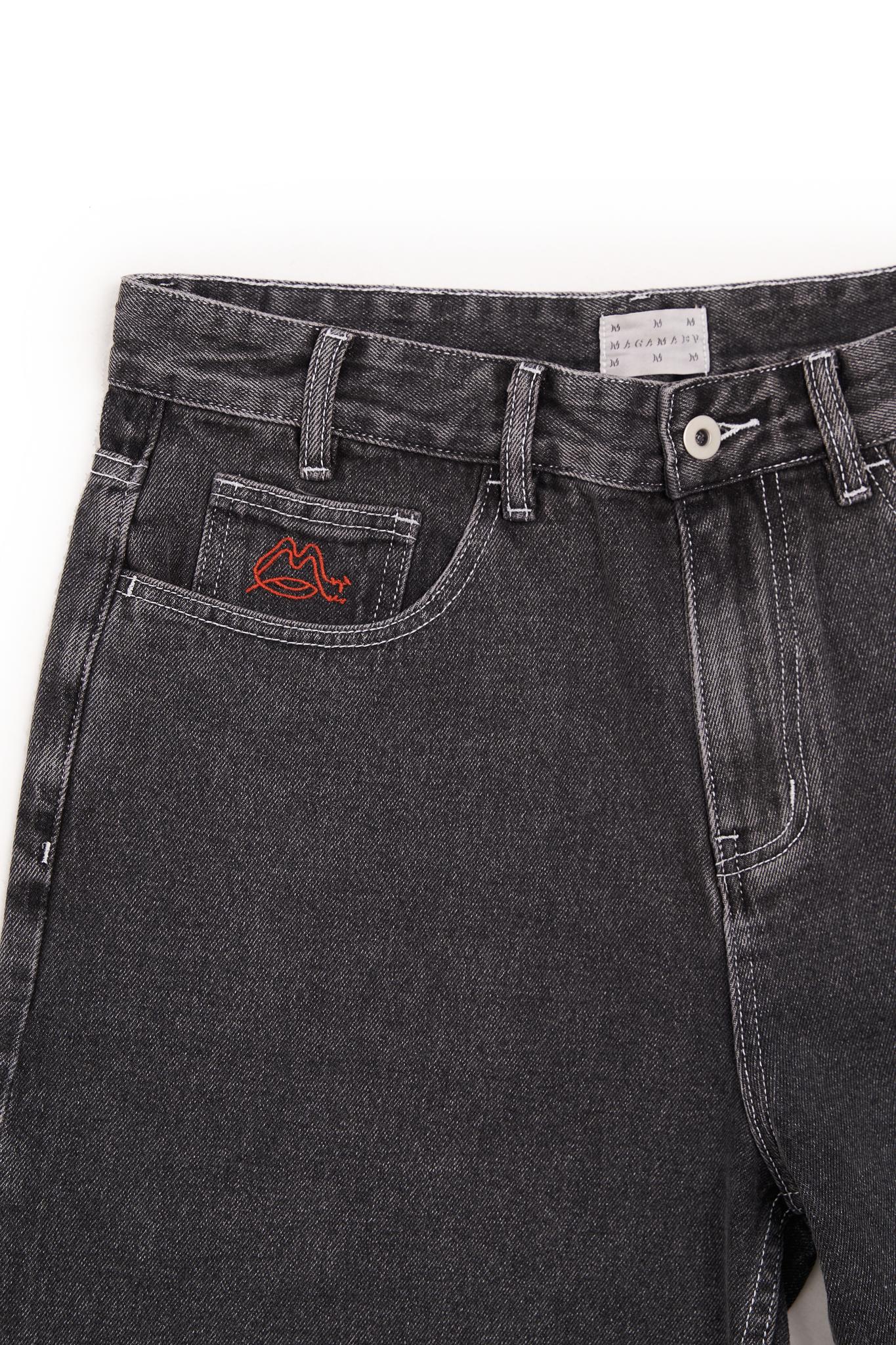 MAGAMAEV BIGGER M JEANS BLACK WASHED