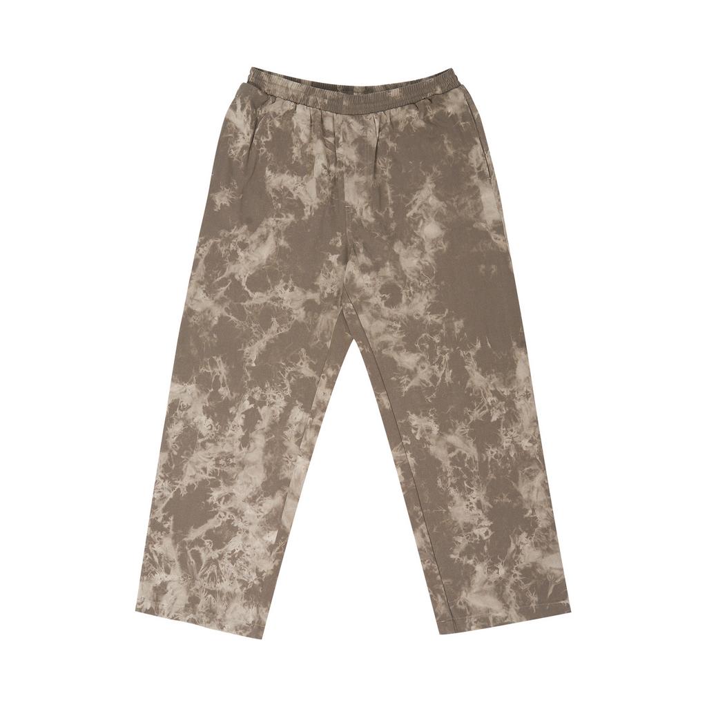 CANVAS TUBE PANTS TIE DYE KHAKI