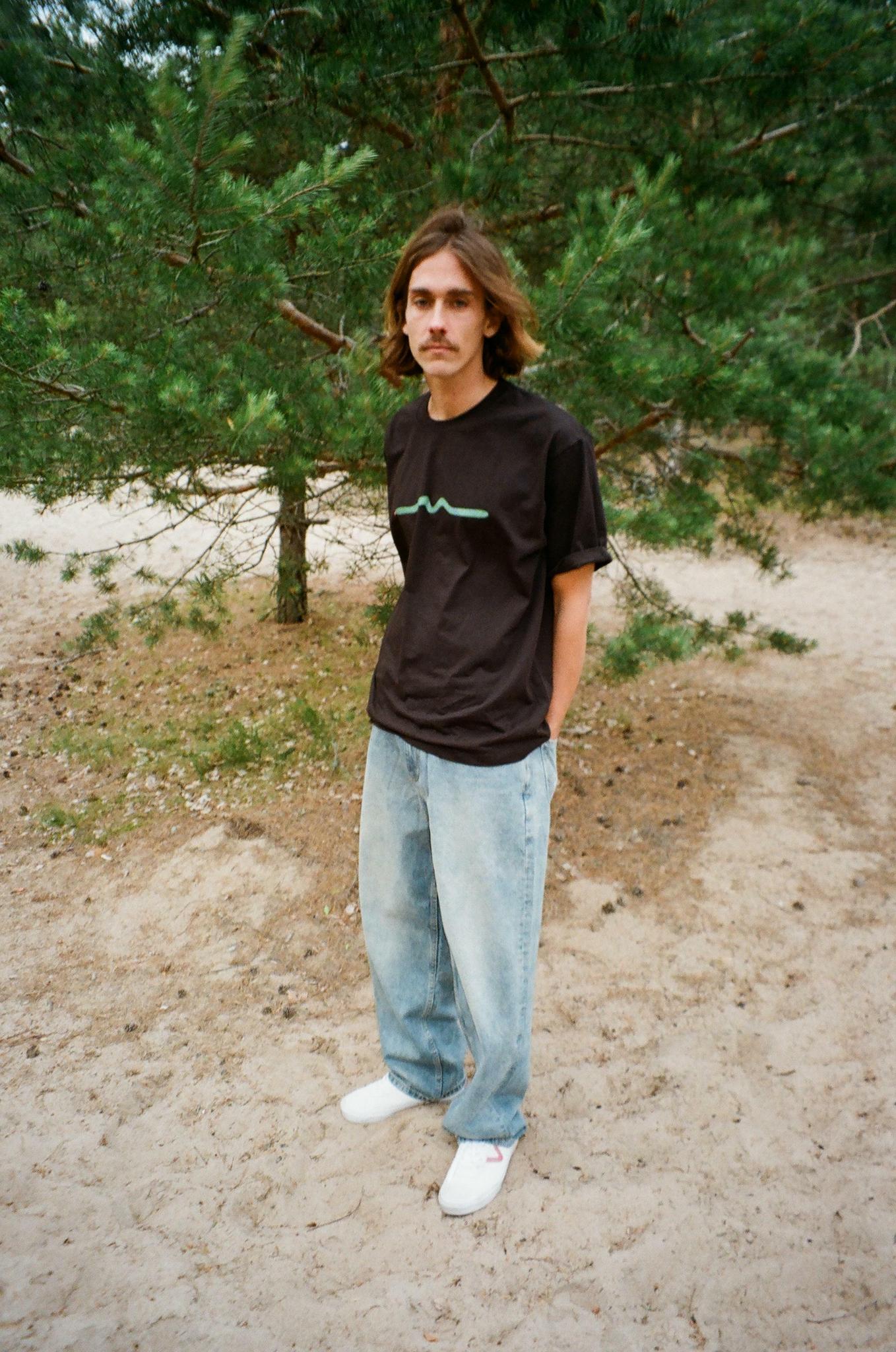 BIGGER M JEANS ACID WASHED