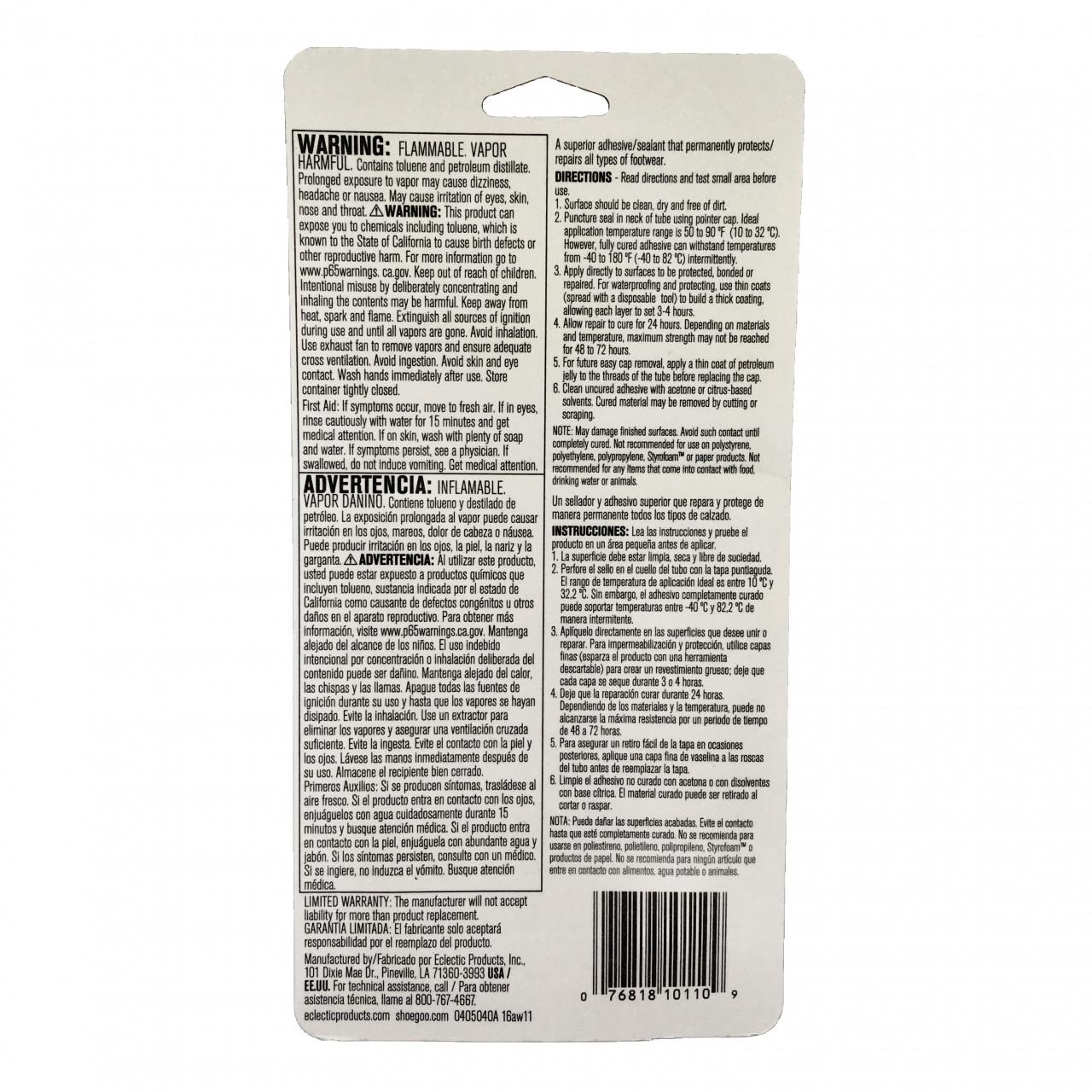 Клей SHOE GOO BLACK 3.7 FL OZ