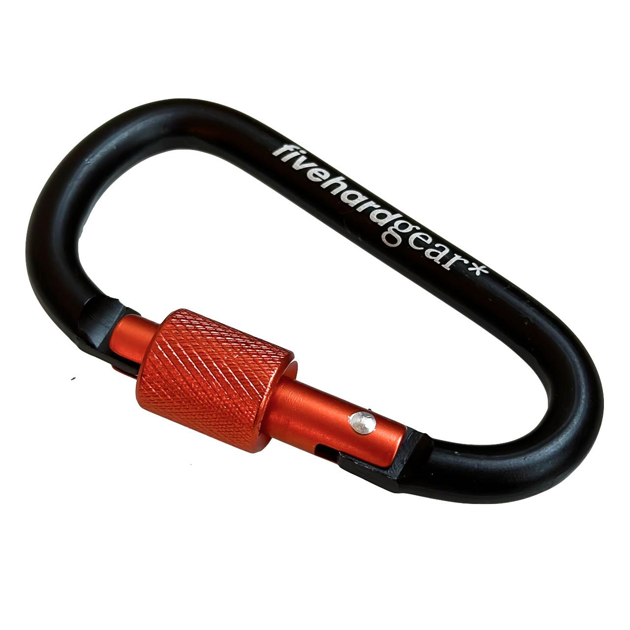 КАРАБИН FIVE HARDWARE CARABINER BLACK/ORANGE