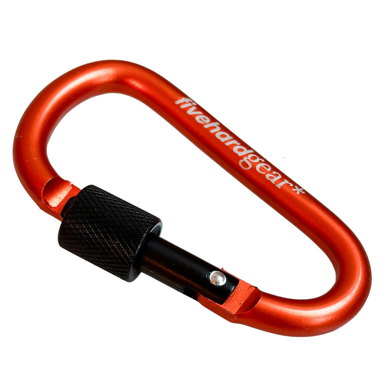 КАРАБИН FIVE HARDWARE CARABINER ORANGE/BLACK