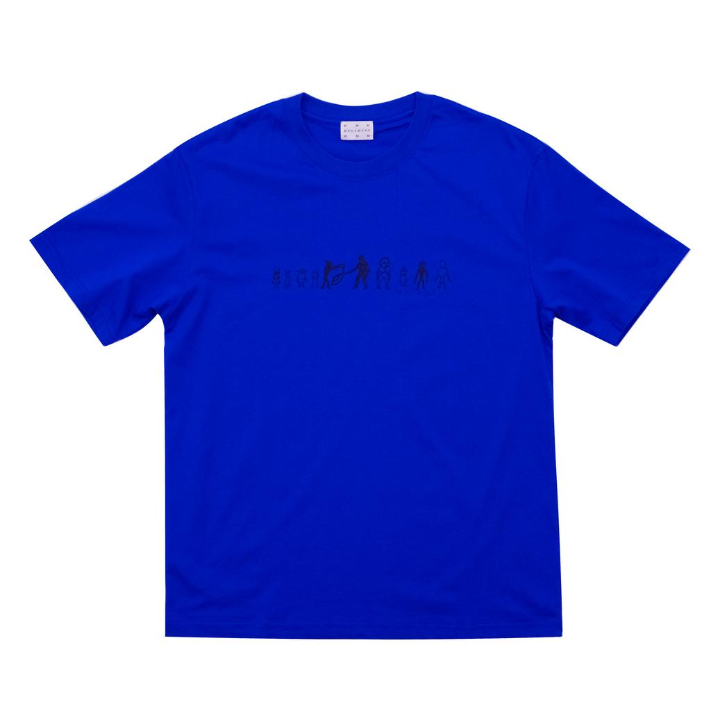 HUMANOIDS T-SHIRT BLUE