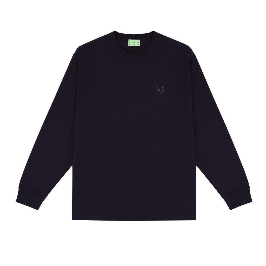 M HEAVY LONGSLEEVE BROWN/WASH