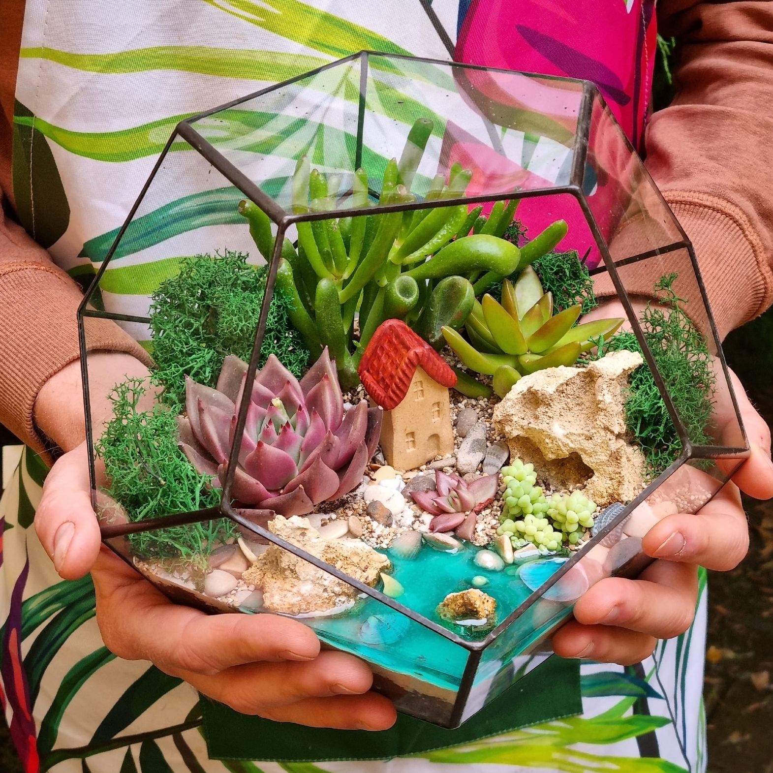 Додекаэдр (размер L) с имитацией воды