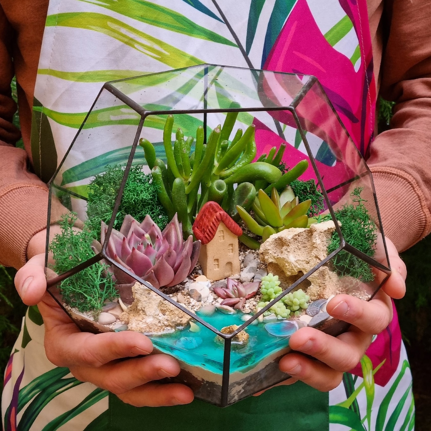 Додекаэдр (размер L) с имитацией воды