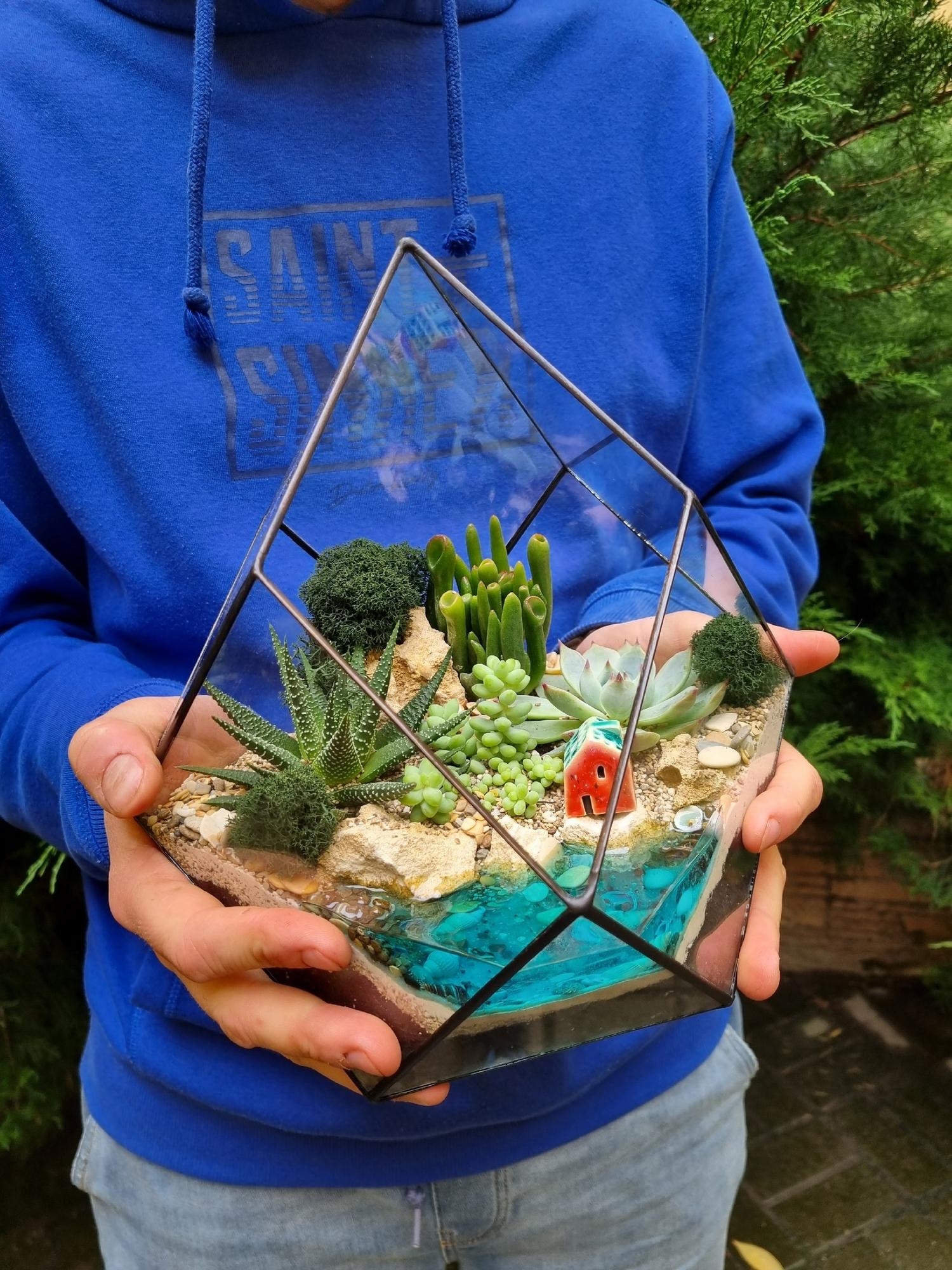 Ромбокапля М с имитацией воды